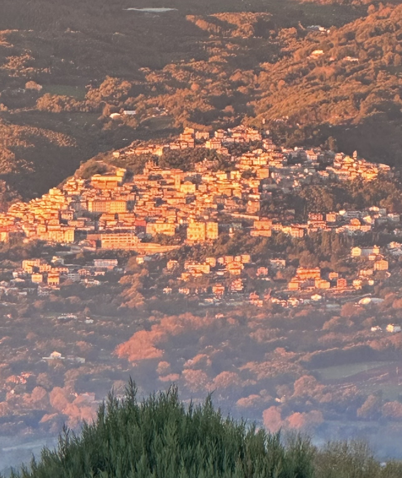 Morcone, seen from a distance